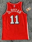 NBA 11 Derozan Chicago Bulls 21-22 city Maillot Rouge